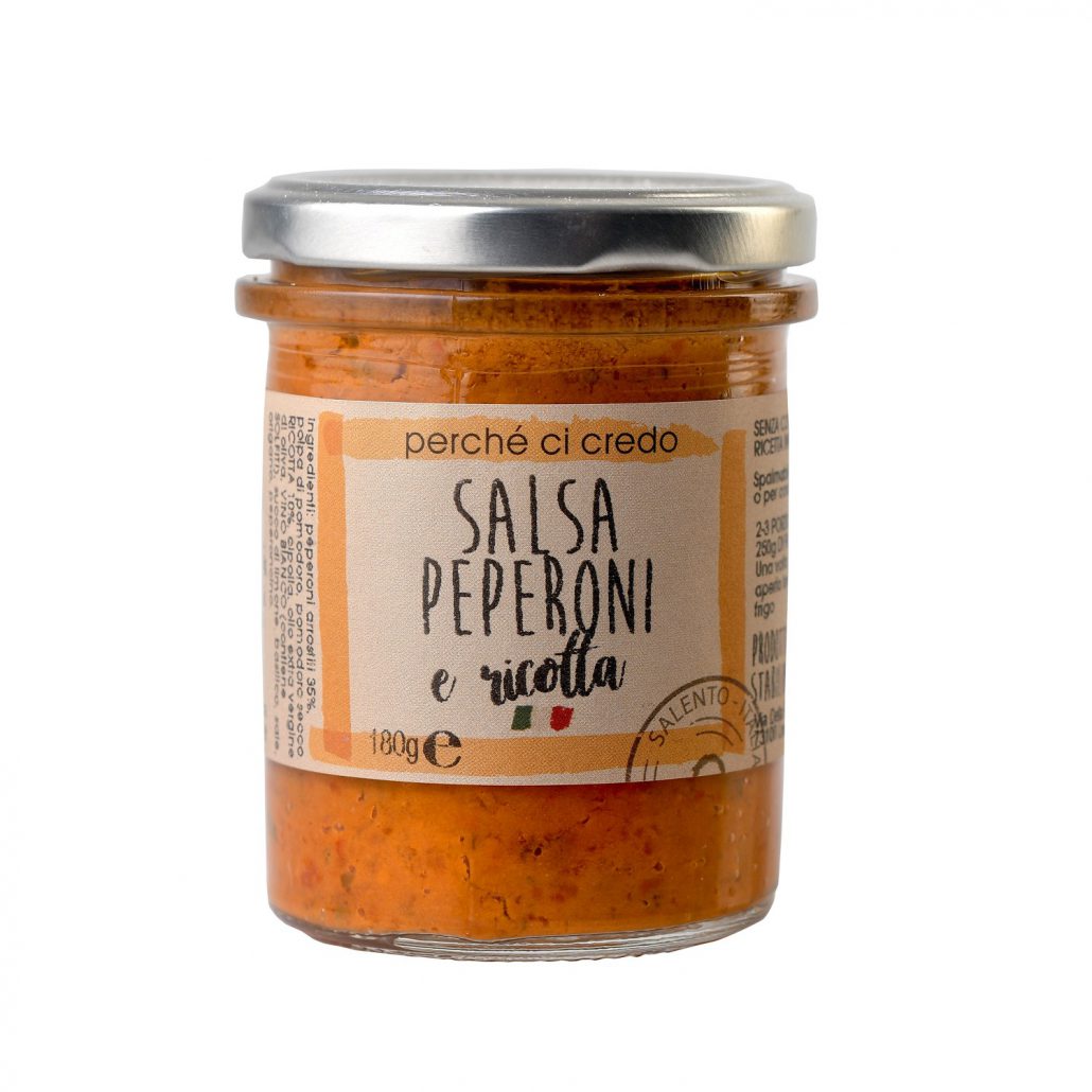 Salsa peperoni e ricotta Perchecicredo